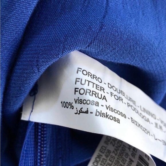 Zara Vibrant Blue Garment - Picture 9 of 11